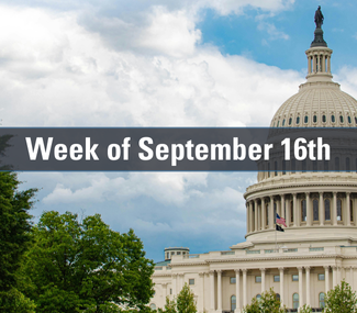 Legislative Update week of Sept 16